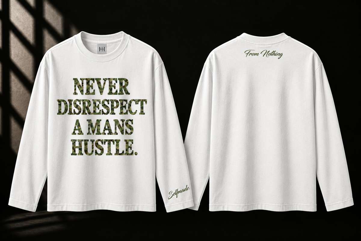Camo Hustle Long Sleeve T-Shirt